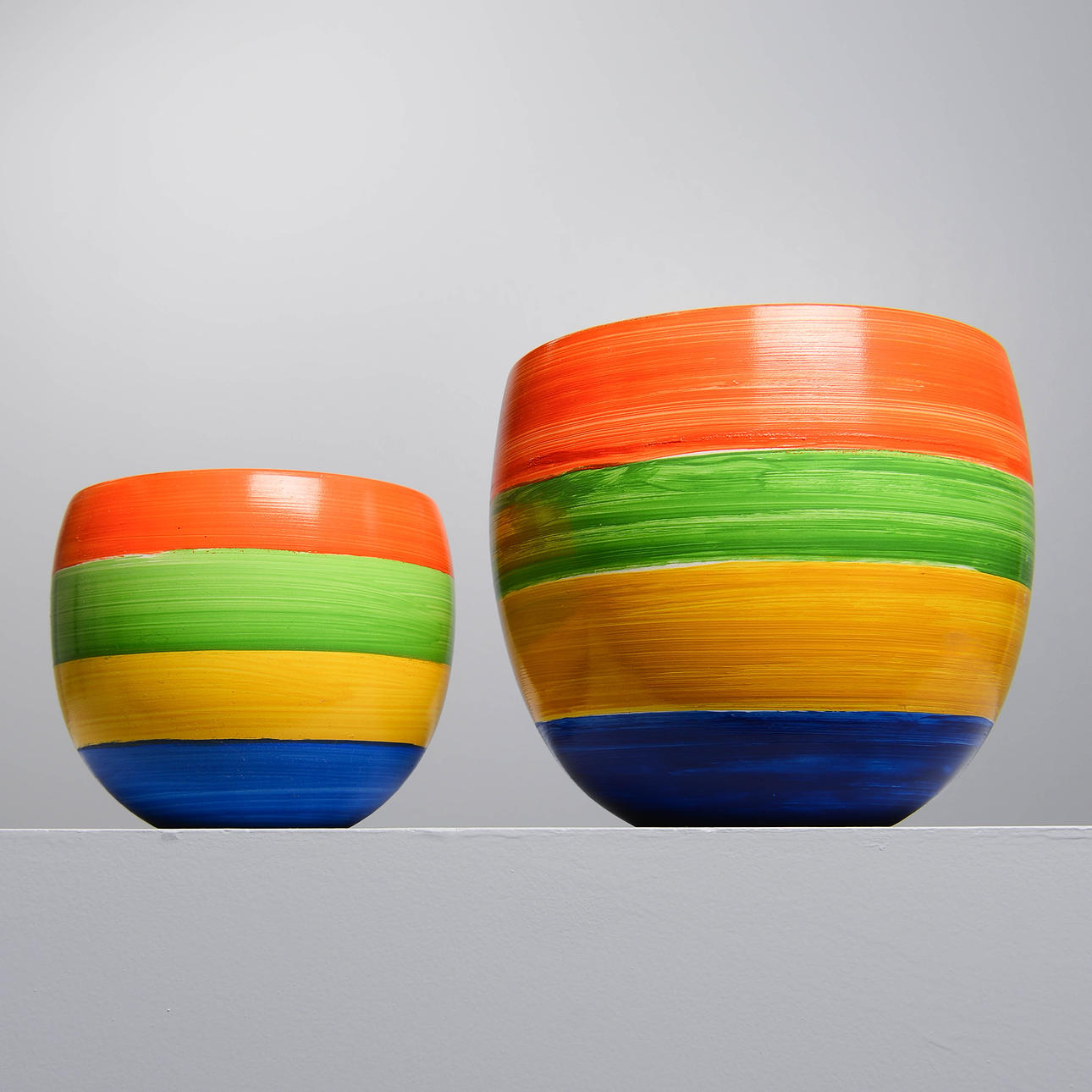 PER HAMMARSTRÖM. Bowls, 2 pcs, signed and dated 92.