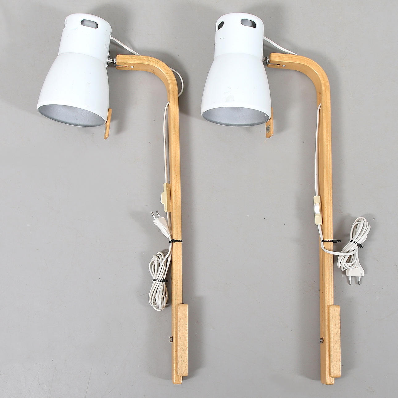 VÄGGLAMPOR, ett par, Hans Agne Jacobsson, Markryd.