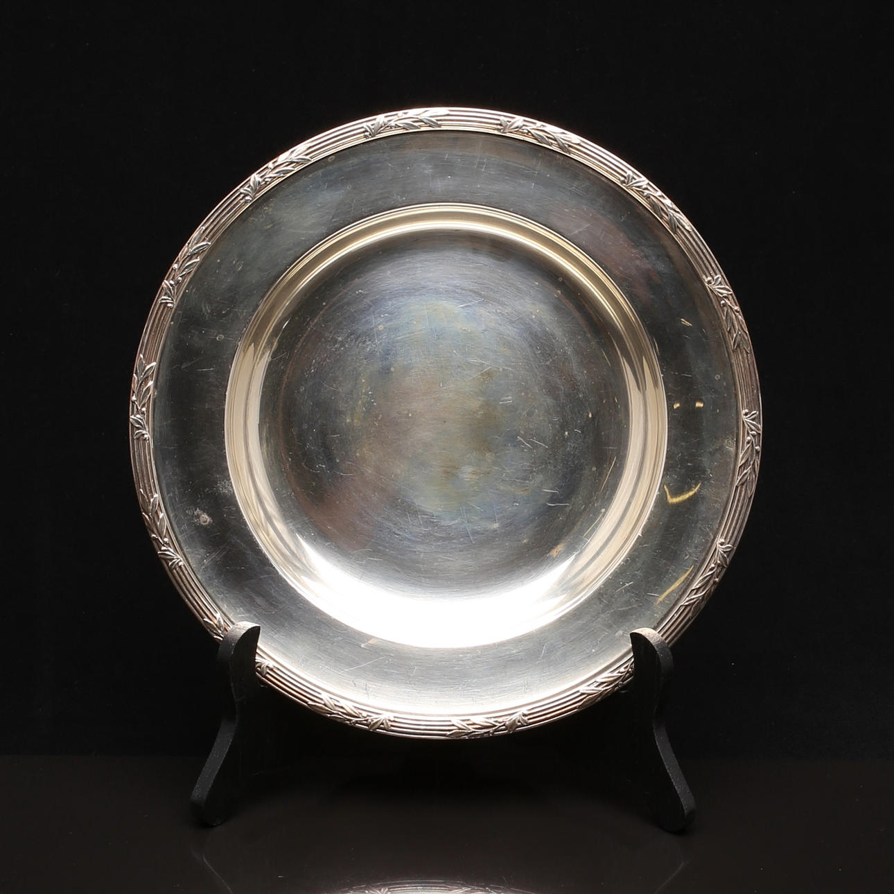 TALLRIK, silver, CG Hallberg, Stockholm 1911.