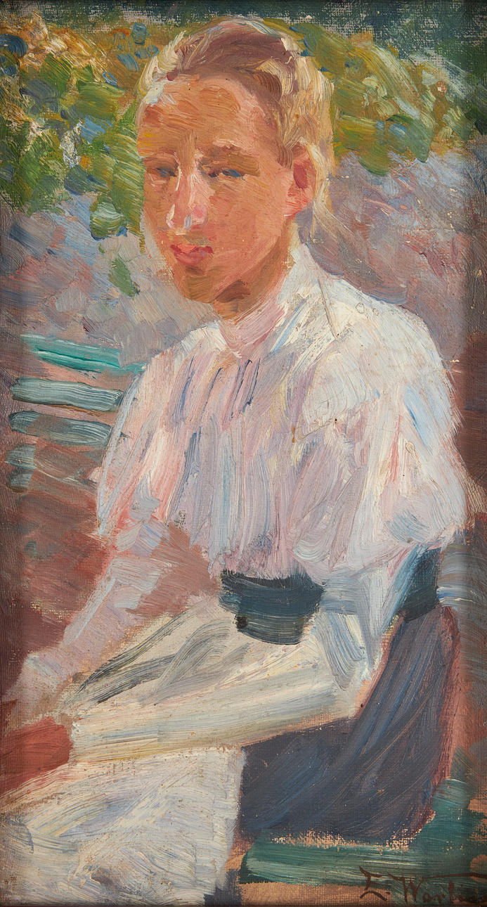 ELISABETH WARLING. "Konfirmand".