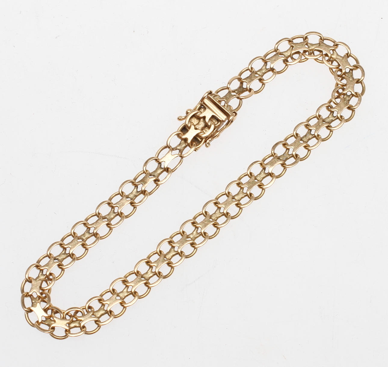 ARMBAND, X-länk, 18k guld, vikt ca 10,5 gram.