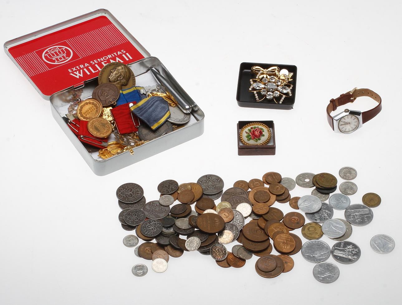 MYNT, MEDALJER med mera.