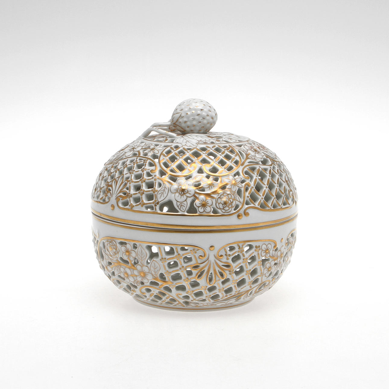 BONBONIERE, porslin, Herend, Ungern.