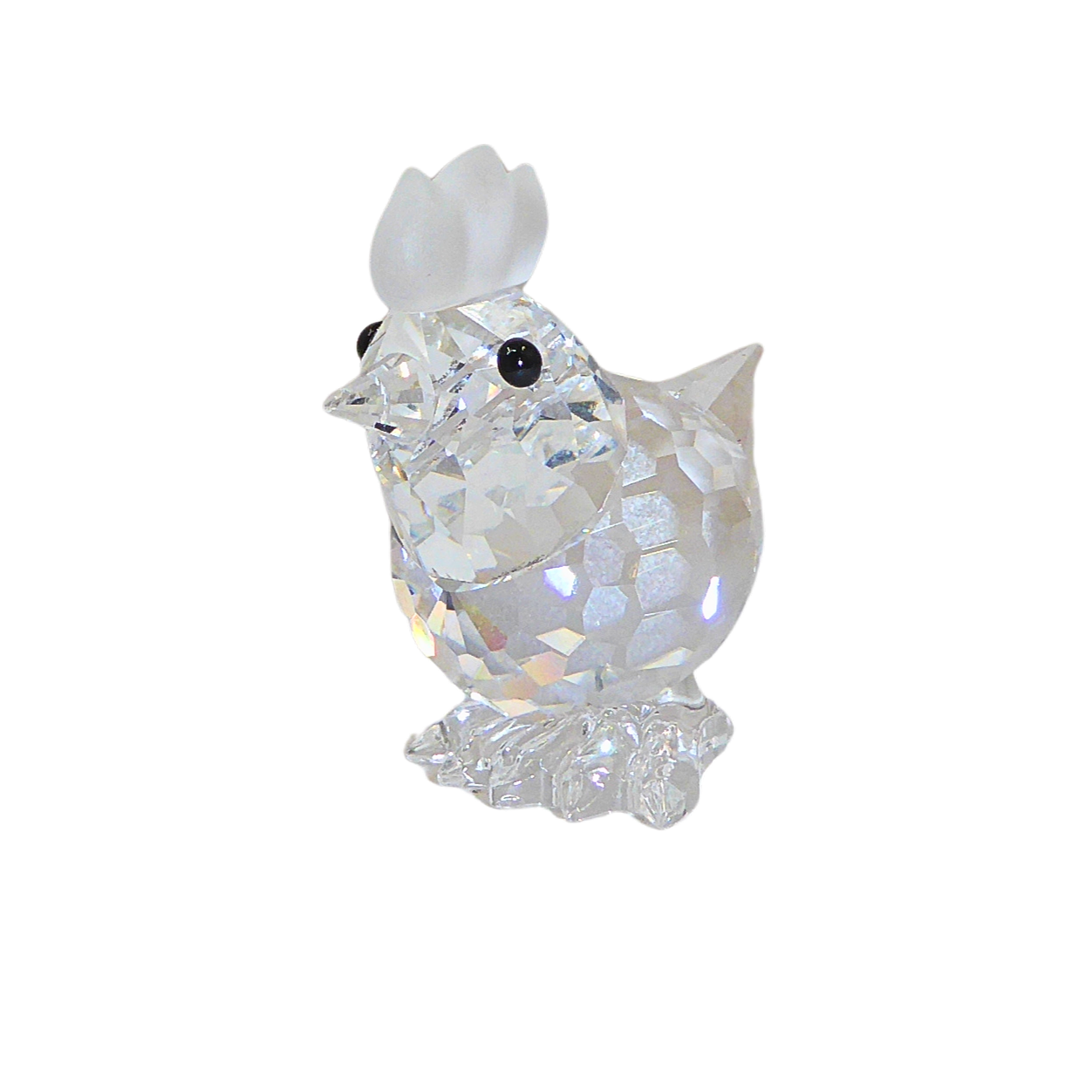 KRISTALLFIGUR AV EN HÖNA, SWAROVSKI