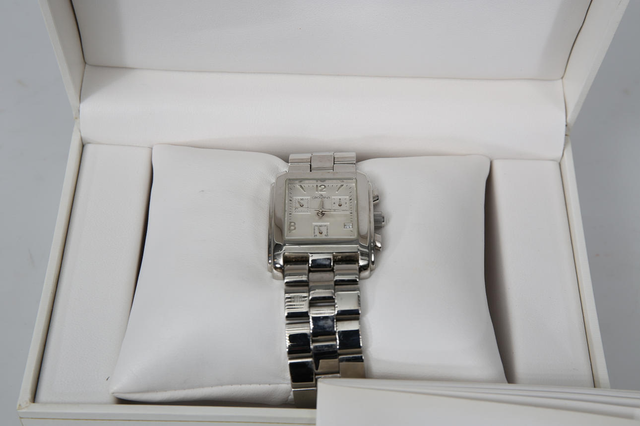 ARMBANDSUR, herr/dam, stål, Quartz, Grovana, Schweiz, 2001.