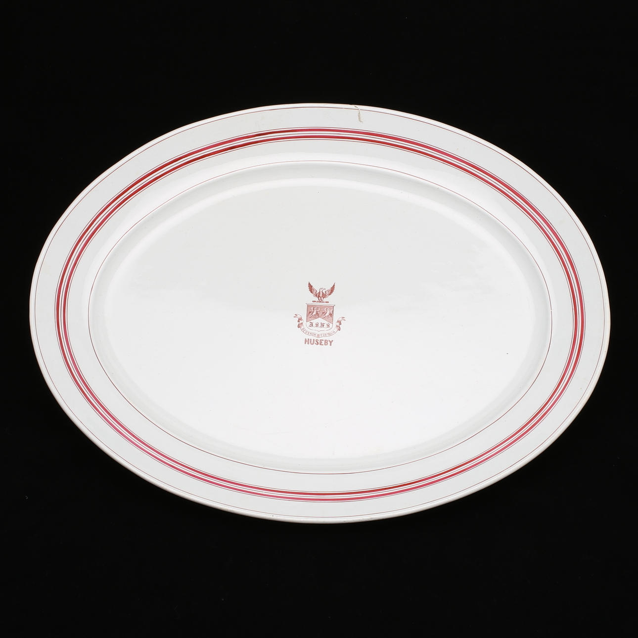 STEKFAT, märkt "Huseby", Rörstrand.