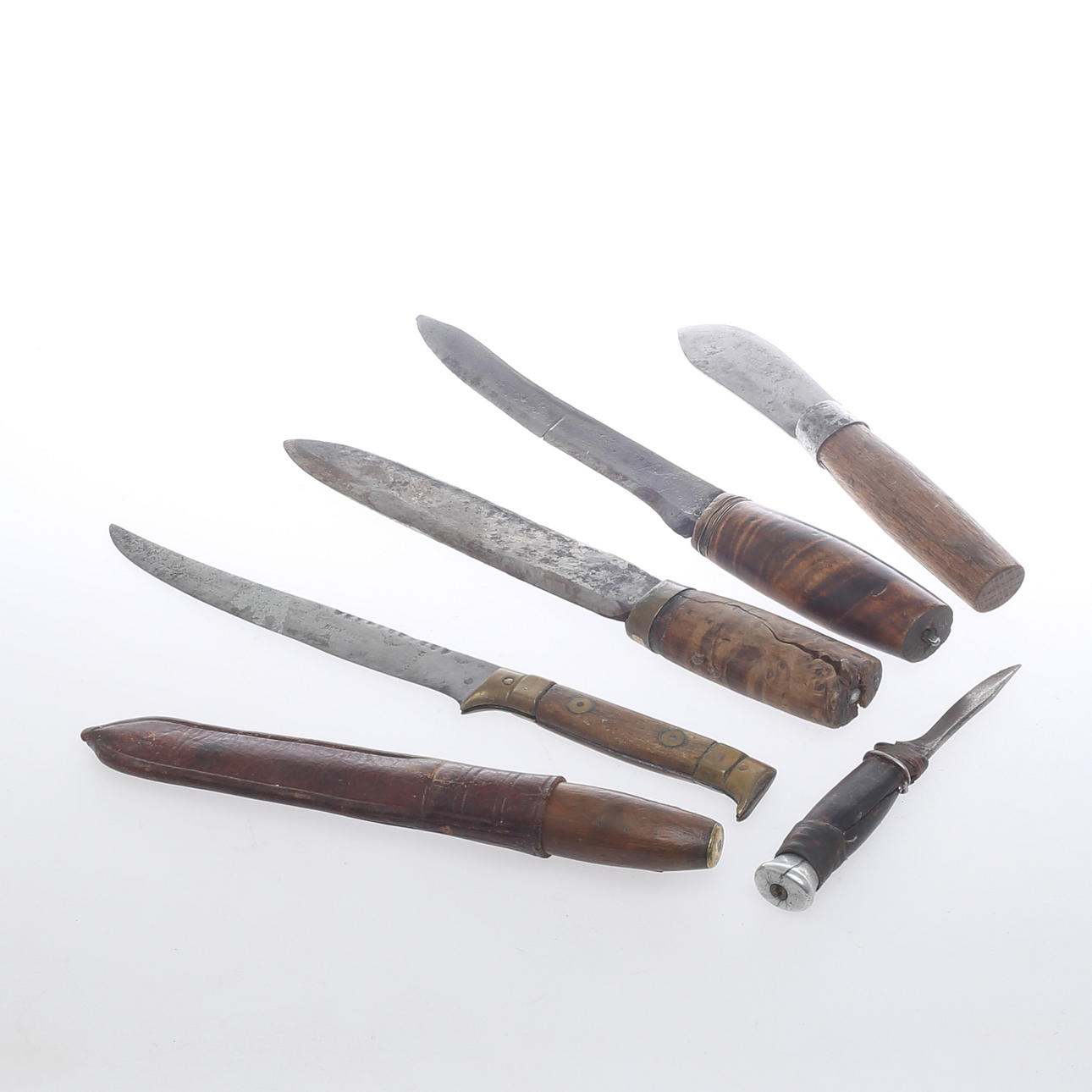 KNIVAR, 6 st, 1700/1800-tal.