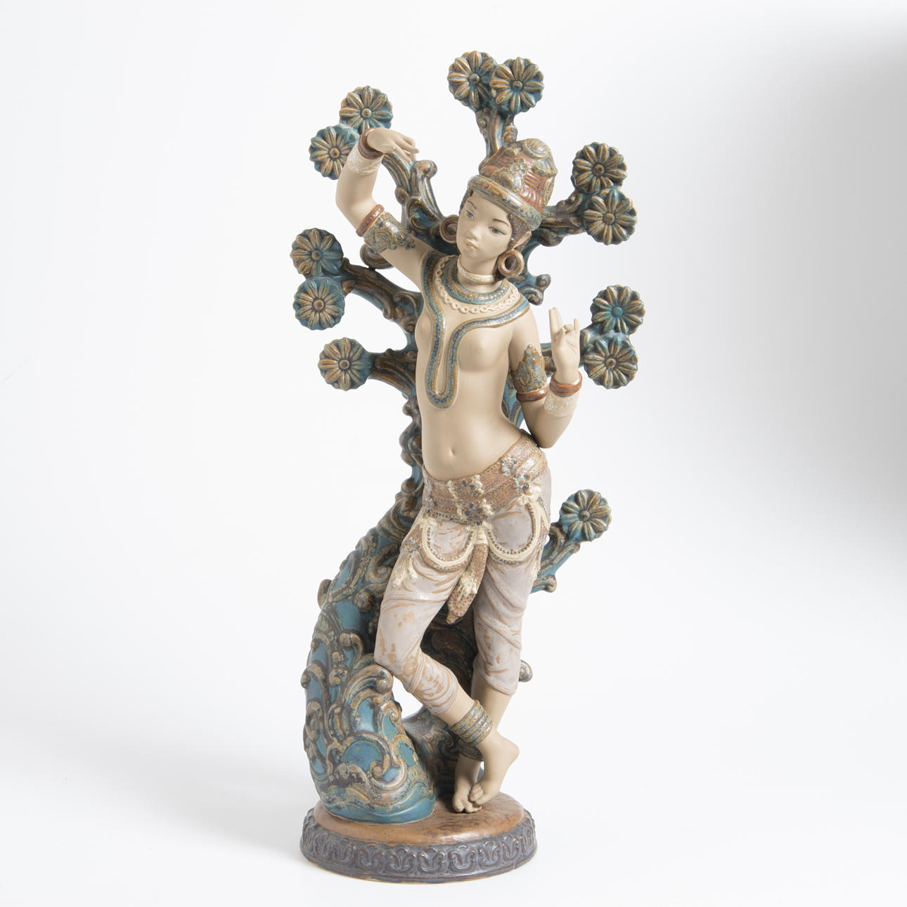 FIGURIN, orientalisk kvinna, Lladro.