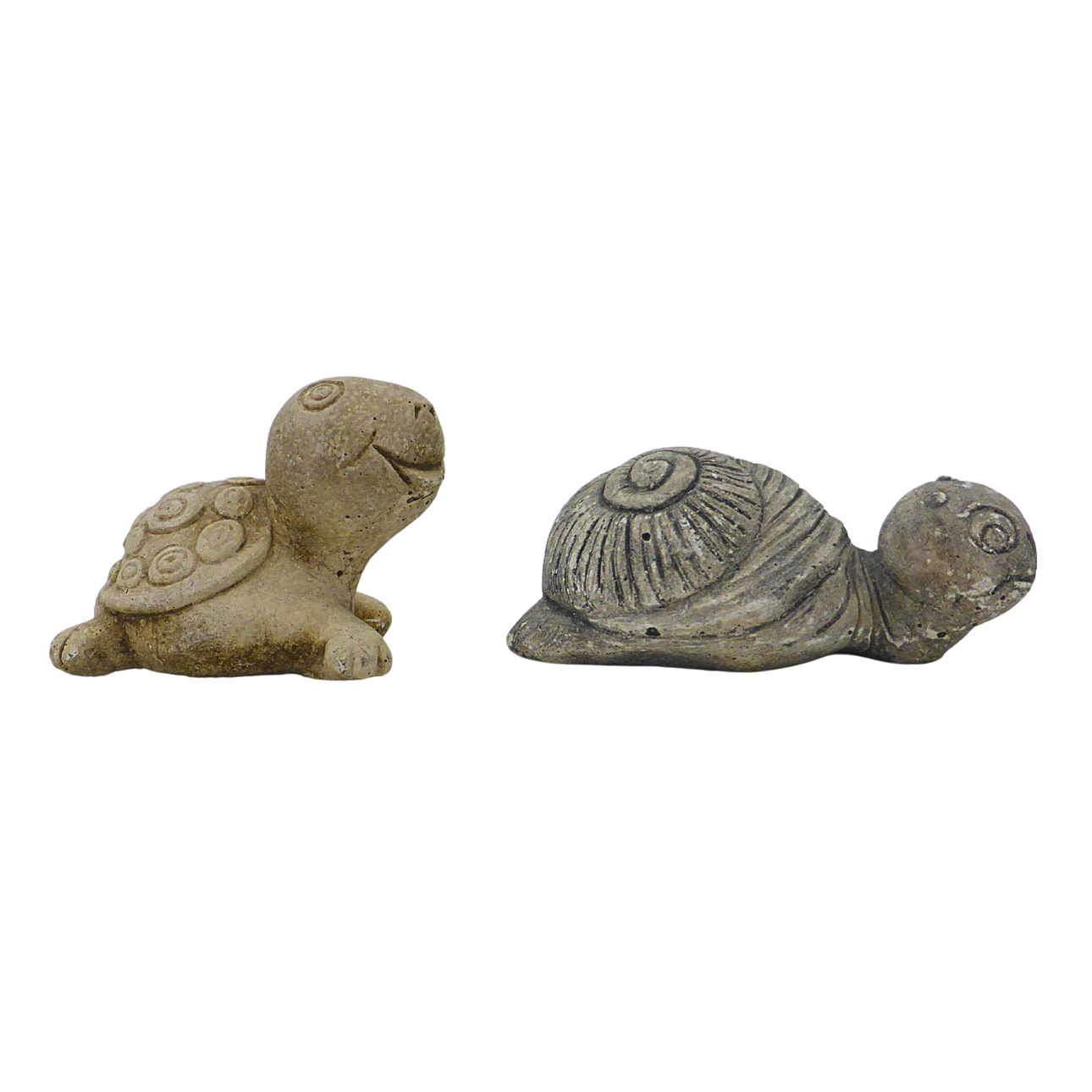 TRÄDGÅRDSFIGURER SET SKÖLDPADDA OCH SNIGEL