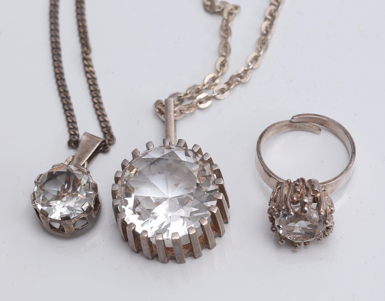 JEWELLERY, 3 pieces, SILVER, 31 grams.