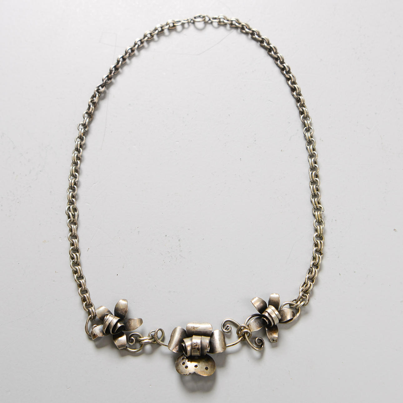 HALSBAND, silver, 1900-talets mitt.