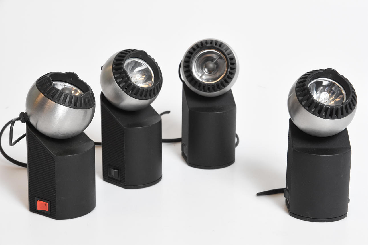 MINISPOT, 4 st Halogen, Osram, 1970-tal.