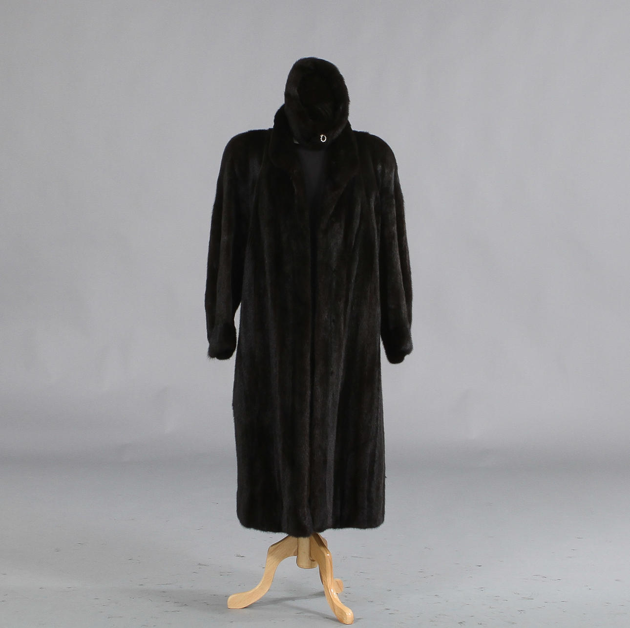 KAPPA, minkpäls med mössa, Päls Nobel, Göteborg.