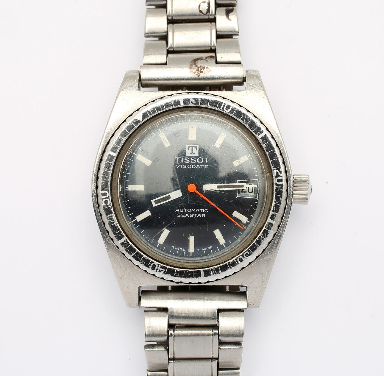 ARMBANDSUR, stål, Tissot, Visodate, Seastar, 1900-talets andra hälft.