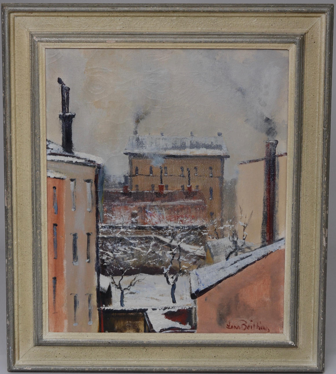 LARS BOETIUS. UTSIKT ÖVER STAD:.