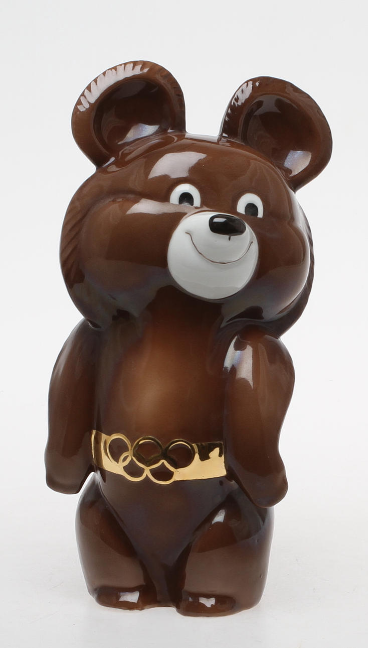 FIGURIN, keramik, "Misha" OS Moskva 1980.