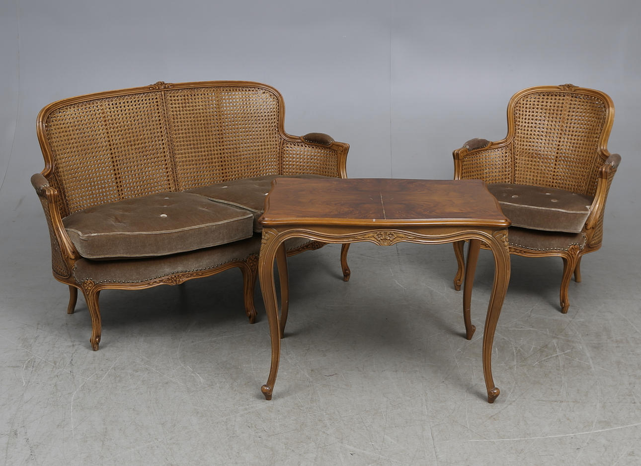 SITTMÖBEL, 3 delar, 1900-tal.