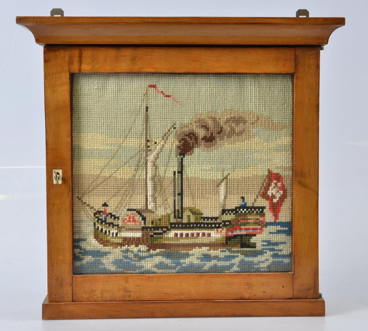 NYCKELSKÅP, björk, 1800-talets första hälft.