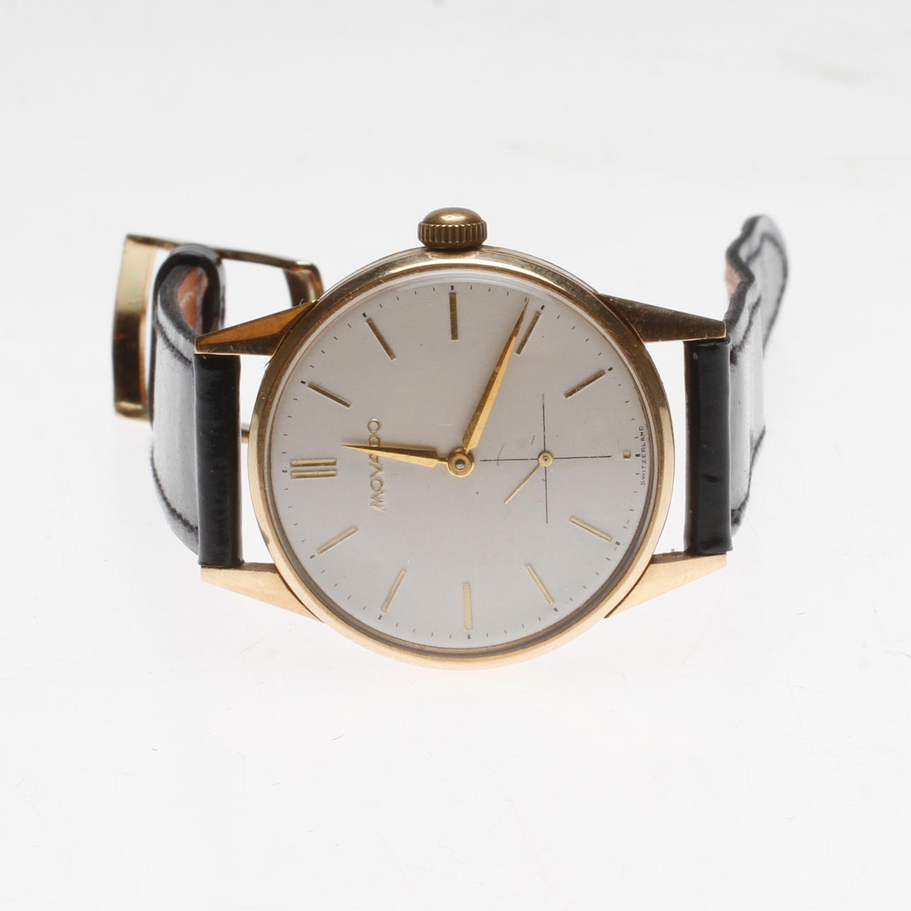 HERRARMBANDSUR, Movado, 14k, guld.