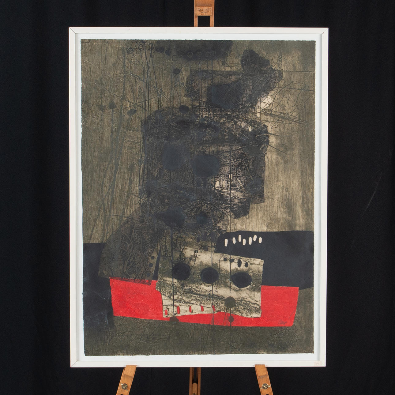 ANTONIO CLAVÉ. Colour etching/carborundum, composition, signed and numbered.