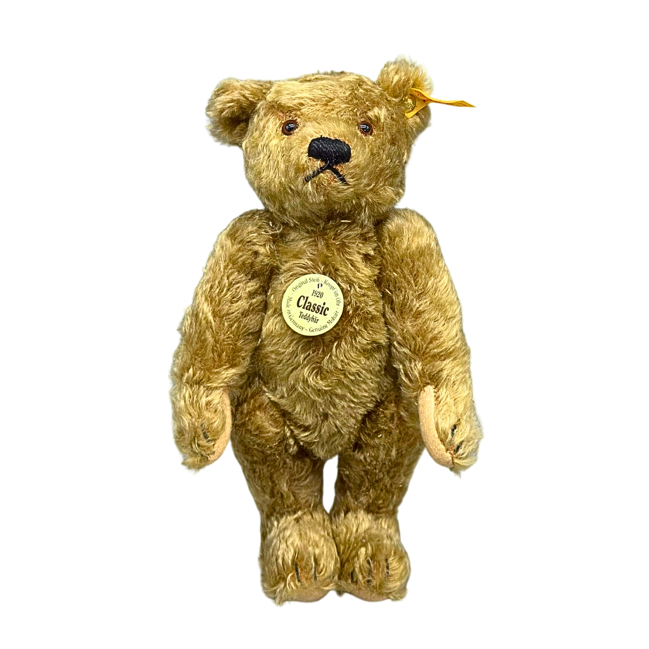 STEIFF CLASSIC 1920 TEDDYBÄR I BEIGE MED BRUMSTÄMMA