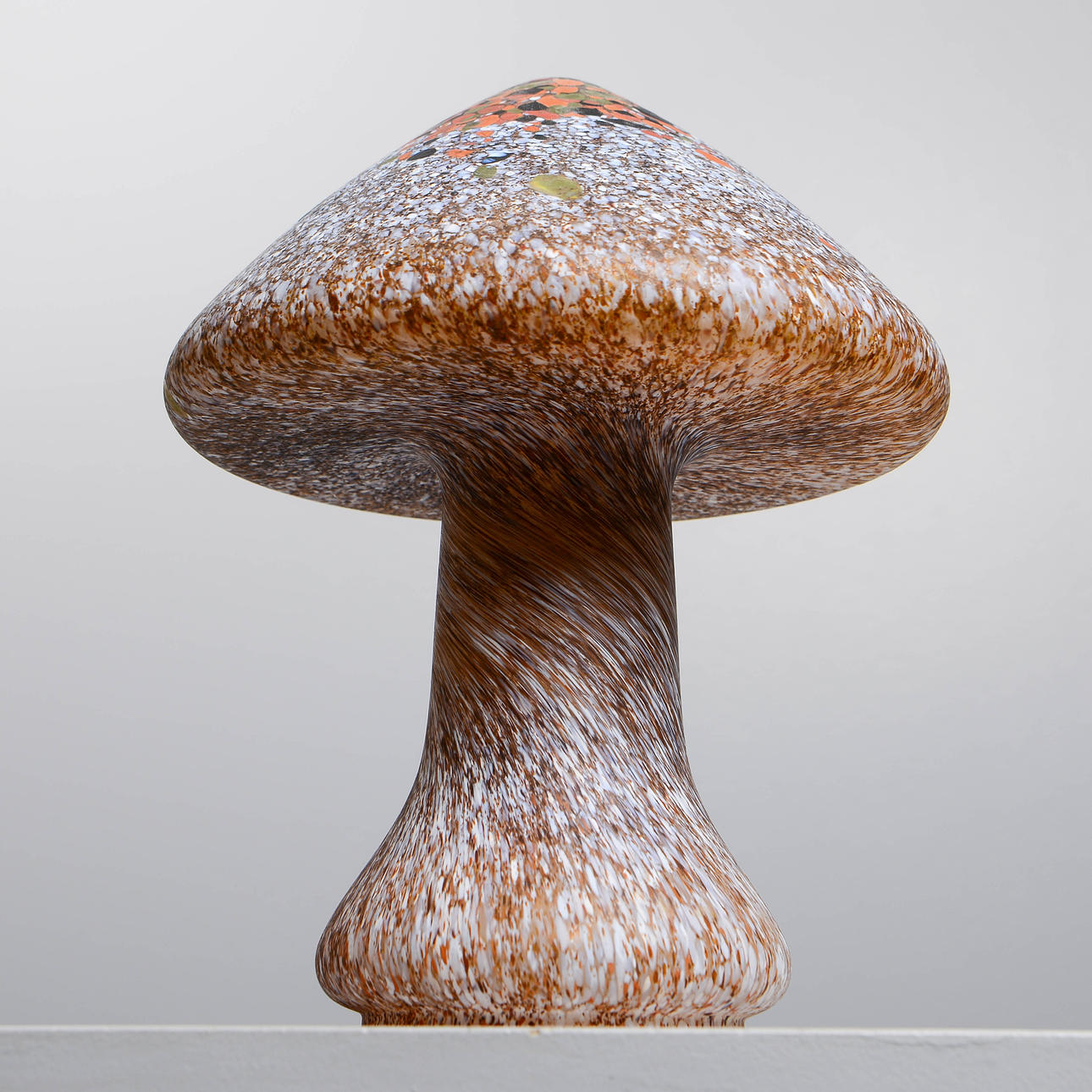 MONICA BACKSTRÖM. Skulptur i form av svamp, glas, Kosta Boda