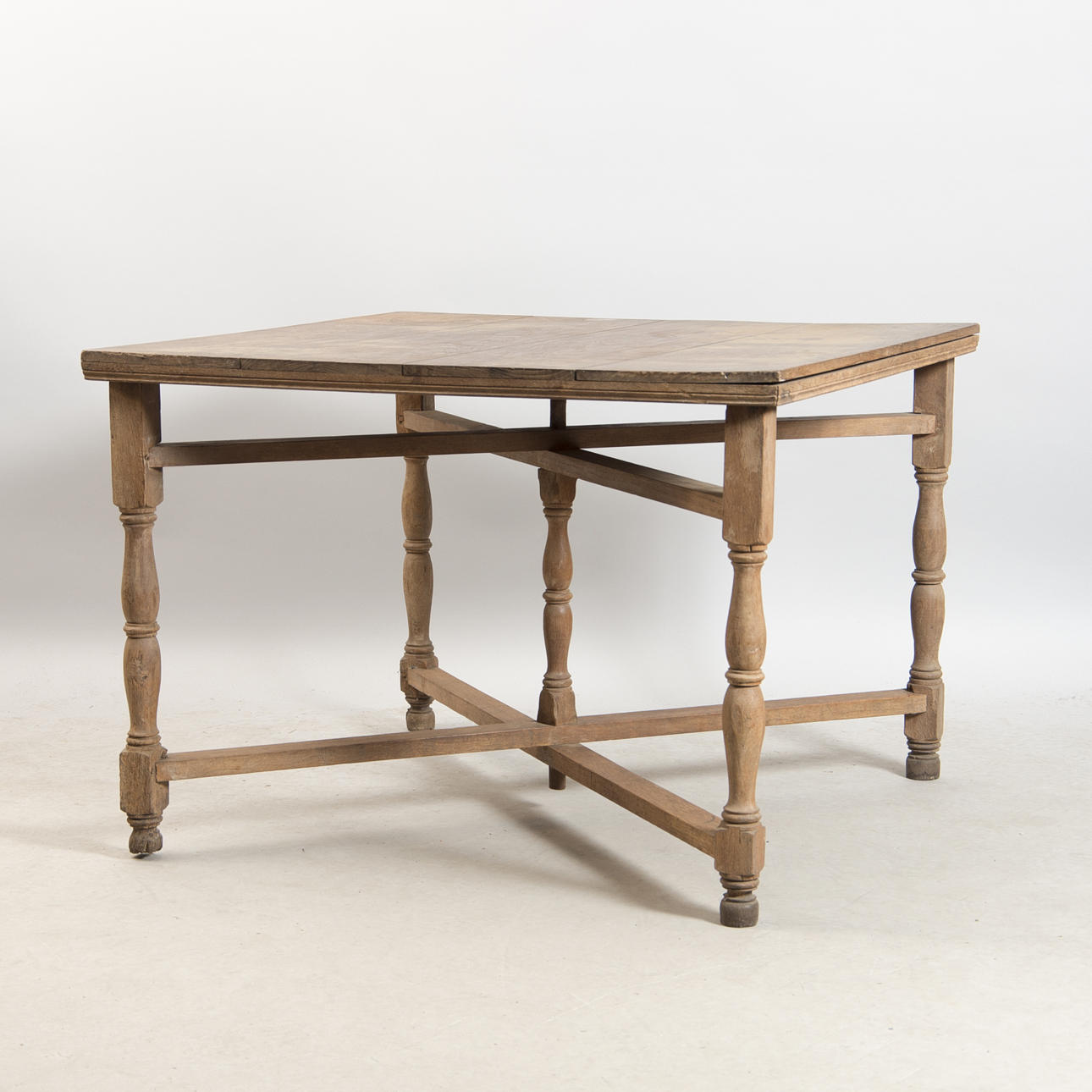 MATBORD, teak, hopfällbart underrede, samtida.