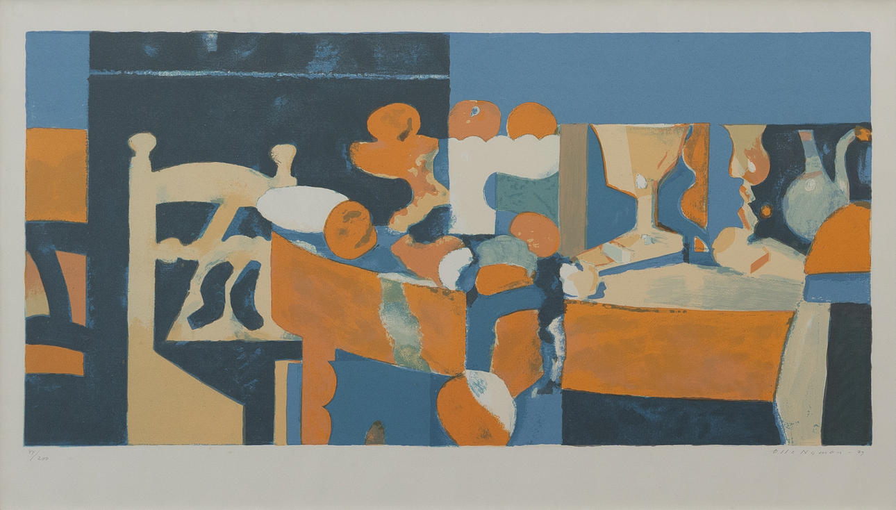 OLLE NYMAN. Composition, lithograph no. 44/200, signed.