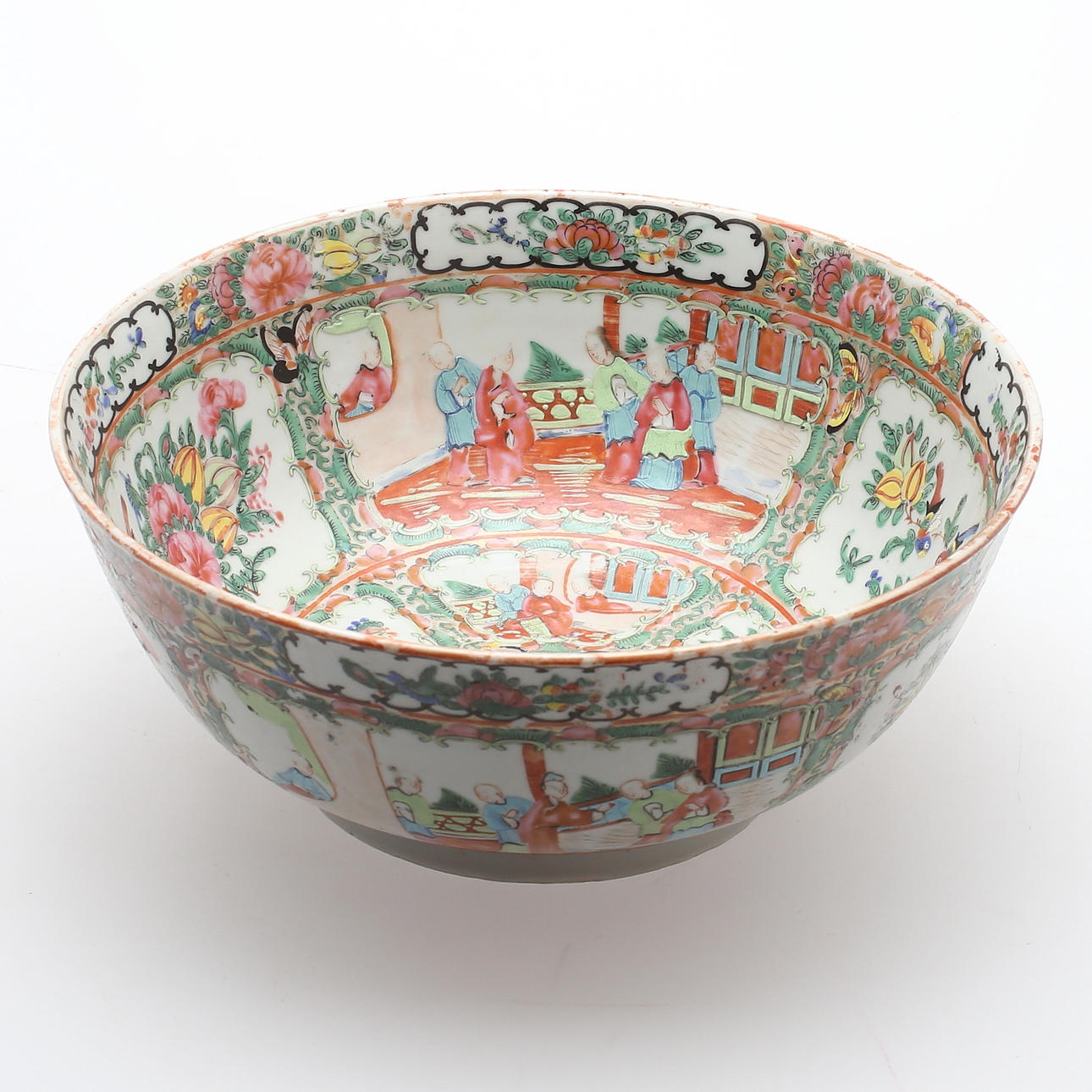 BÅLSKÅL, porslin, Kina, Famille Rose, 1900-tal.