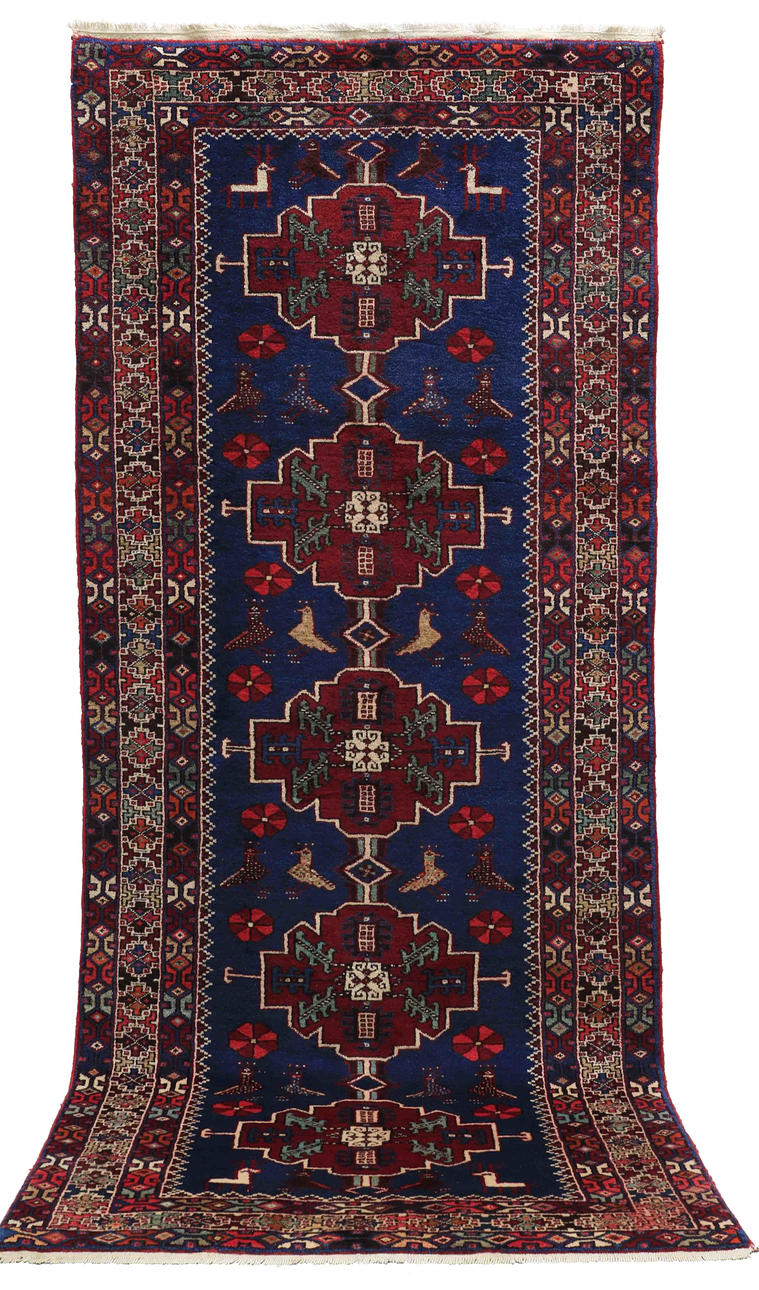 MATTA, persisk, figural hamadan, gallerimodell 295 x 123 cm.