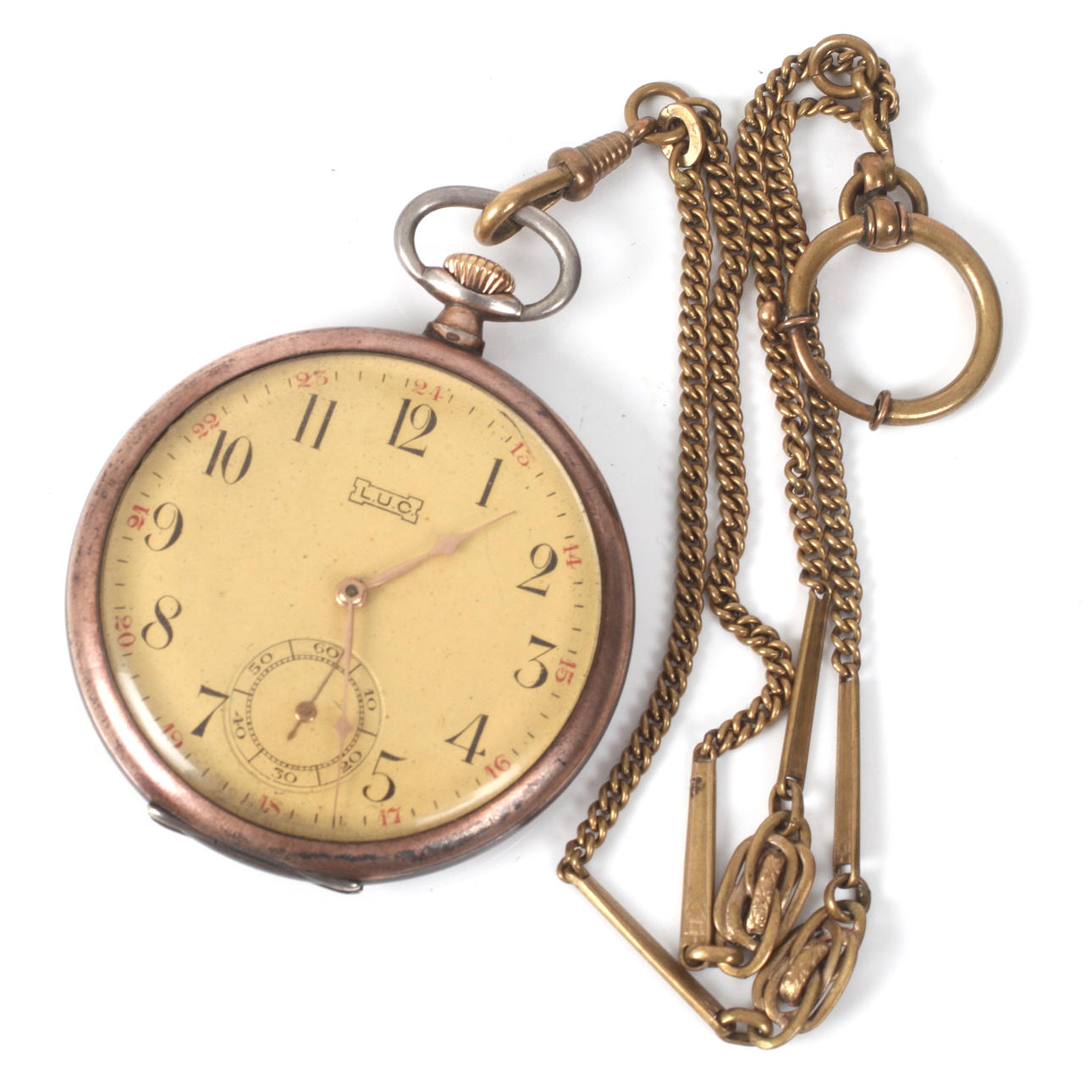 POCKET WATCH, silver, Chopard L.U.C, 20th century.
