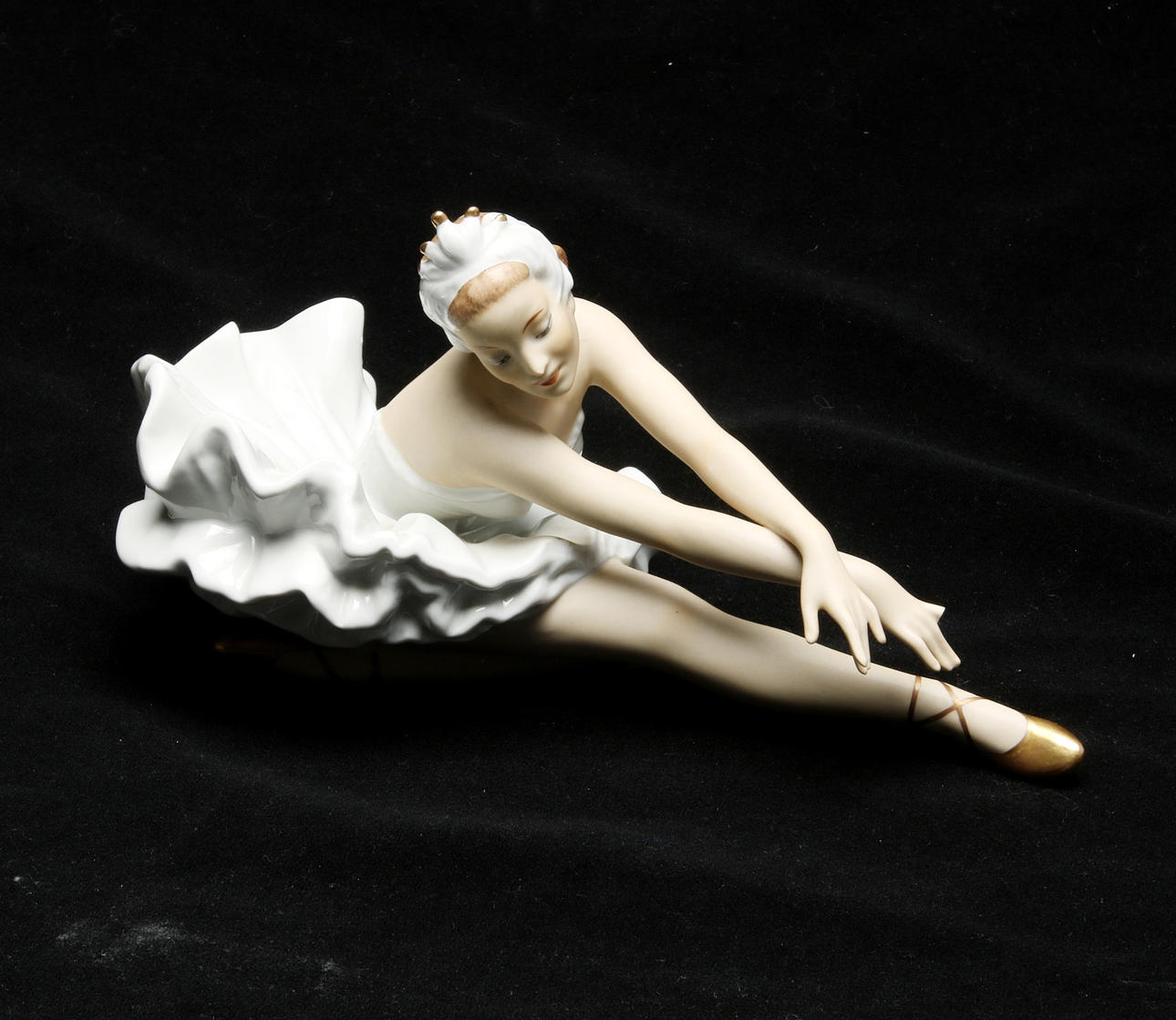 FIGURIN, ballerina, porslin, Wallendorf, Tyskland, 1900-tal.