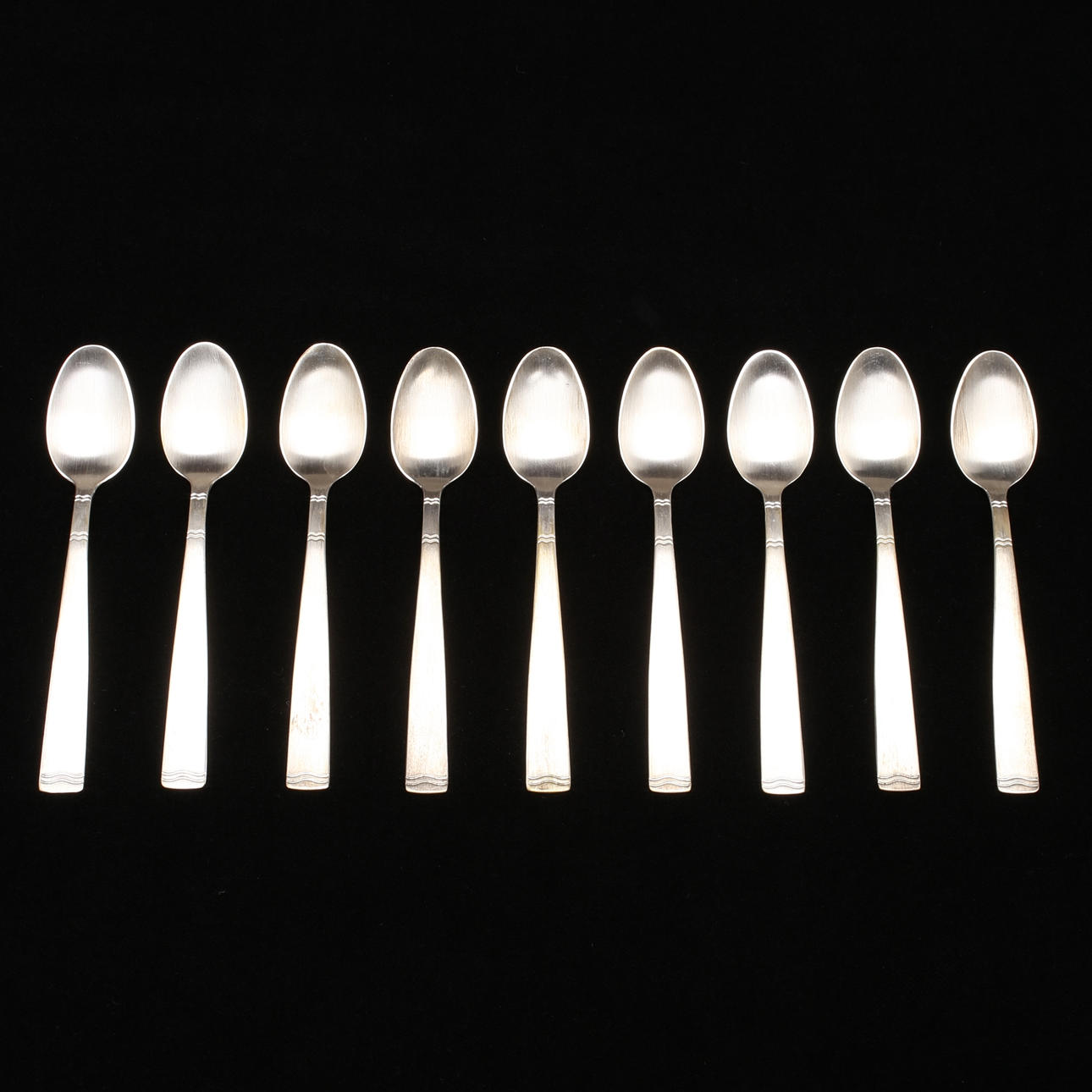 TESKEDAR, 9 st, silver, Silver Line Atelje, Hässleholm, 1991.