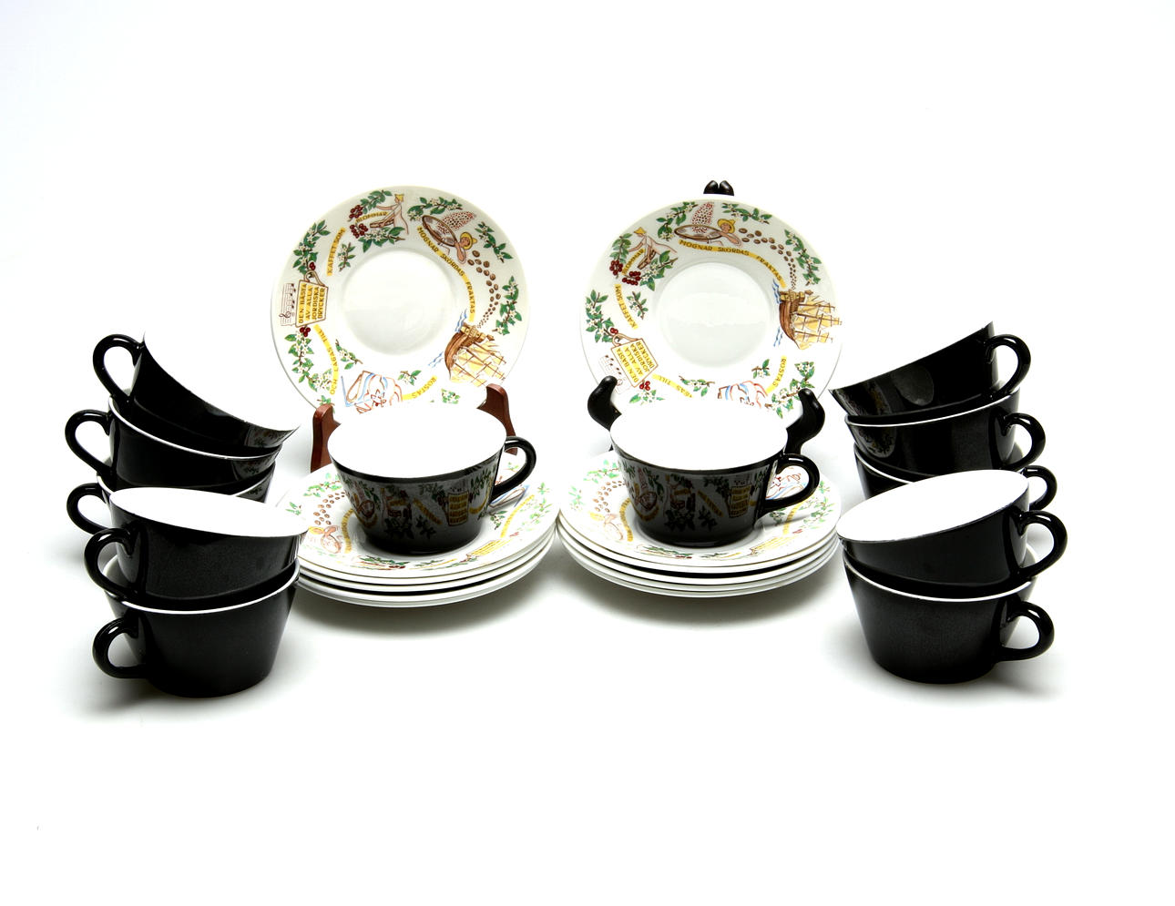 KAFFE/TESERVIS, 24 delar, porslin, Gustavsberg, 1900-tal.
