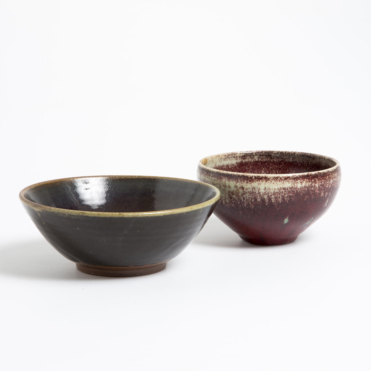SKÅLAR, 2 stycken, keramik, Yngve Blixt, Höganäs.