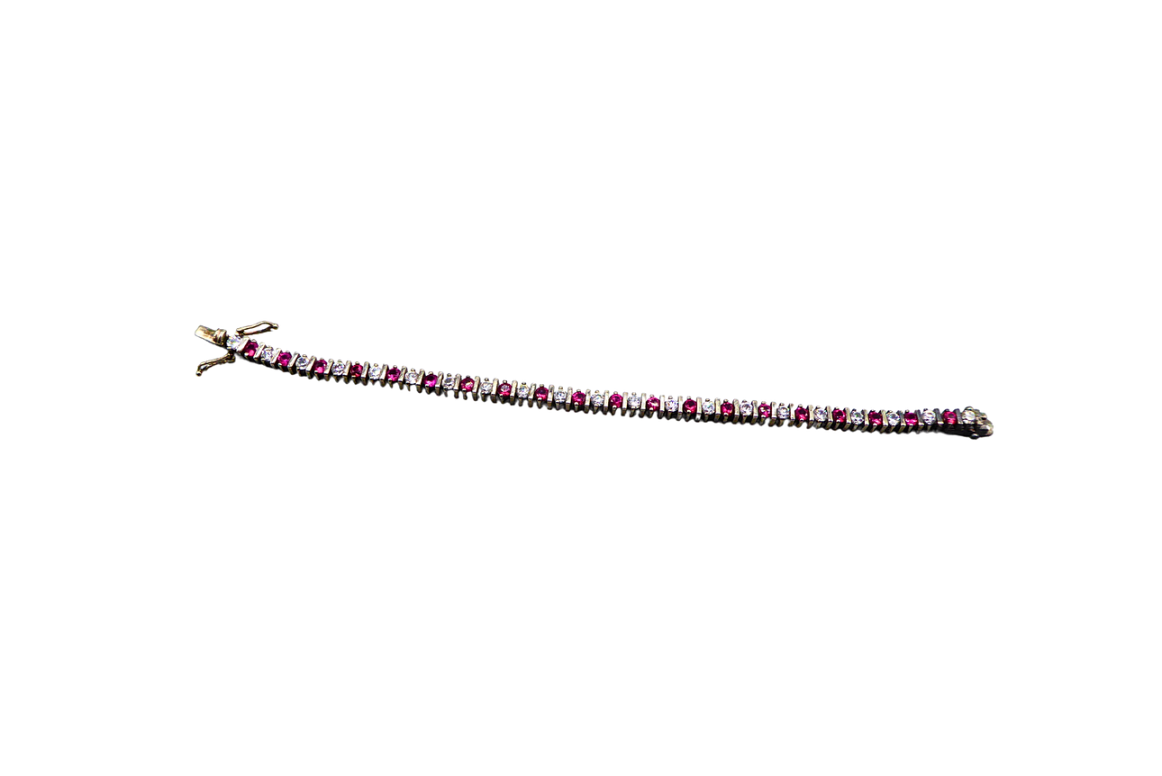 ARMBAND I 925 SILVER BESATT MED ZIRKONIA