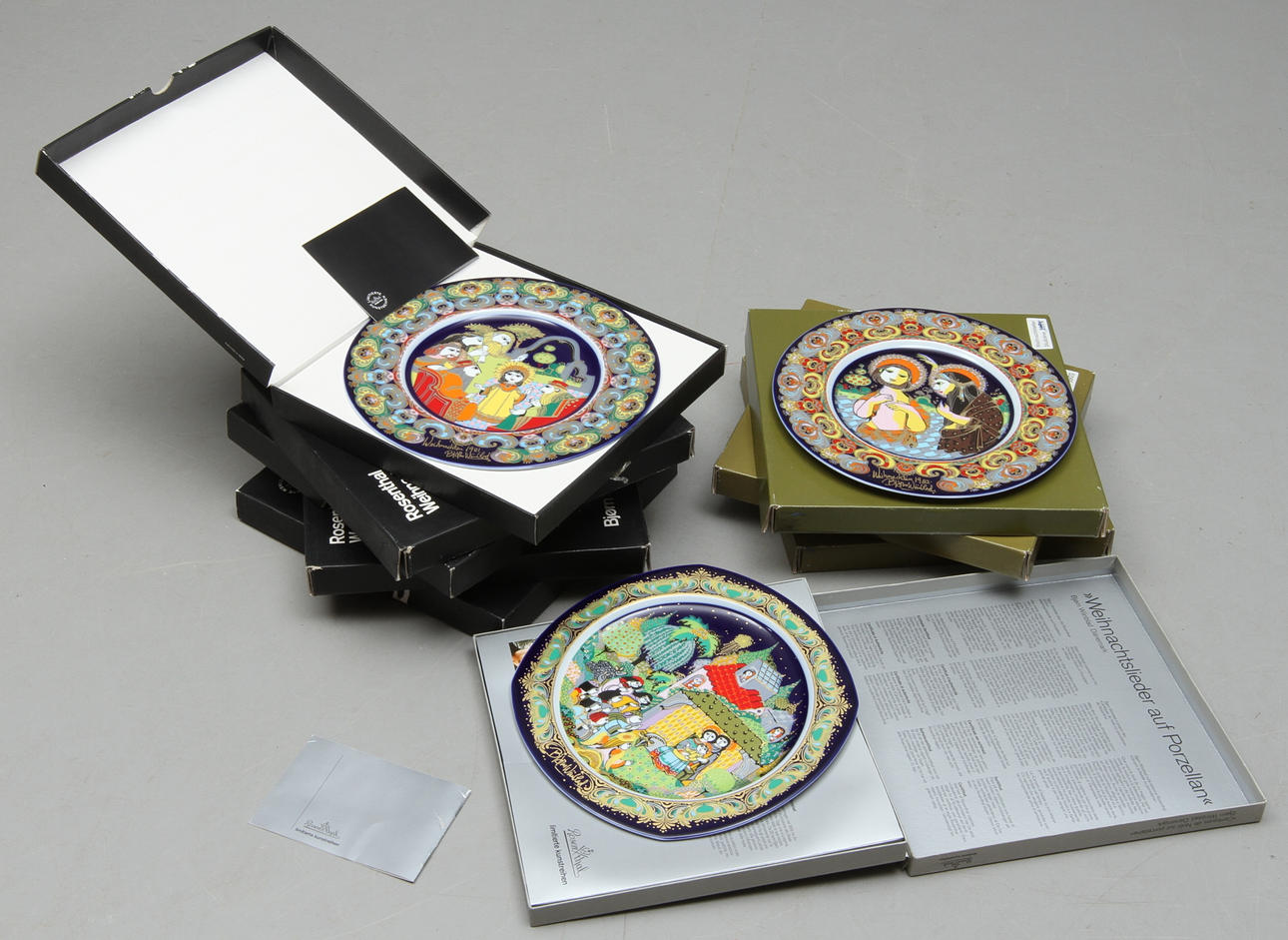 SAMLINGSTALLRIKAR; 10 st, design Björn Wiinblad, Rosenthal.