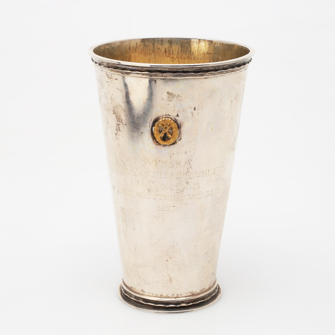 BÄGARE, silver, Markenius G H, Stockholm, 1963.