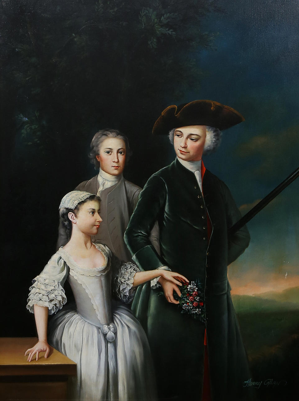 HENRY CALLAN. Scen från 1700-talet