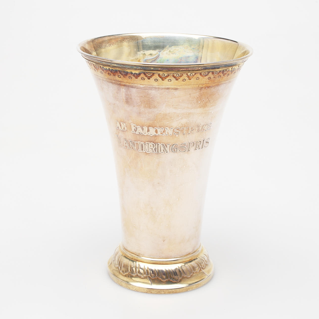 BÄGARE, silver, Hallbergs Guldsmeds Ab C G, Stockholm, 1955.