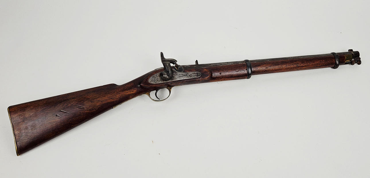SLAGLÅSGEVÄR, stämplat EIG Birmingham 1869.