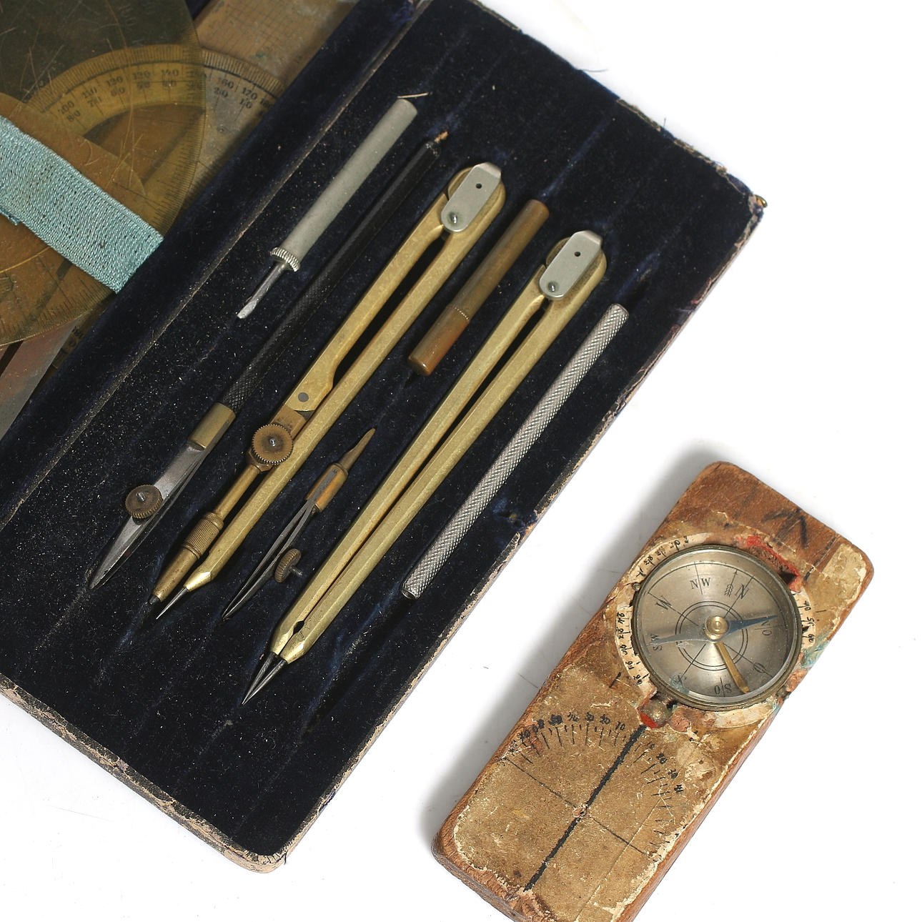 SCRIVSET and COMPASS, i.a. calipers, protractors and measuring ...