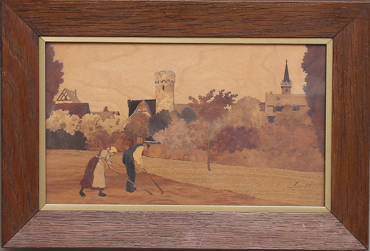 CHARLES SPINDLER. Tiefdruck, signiert.