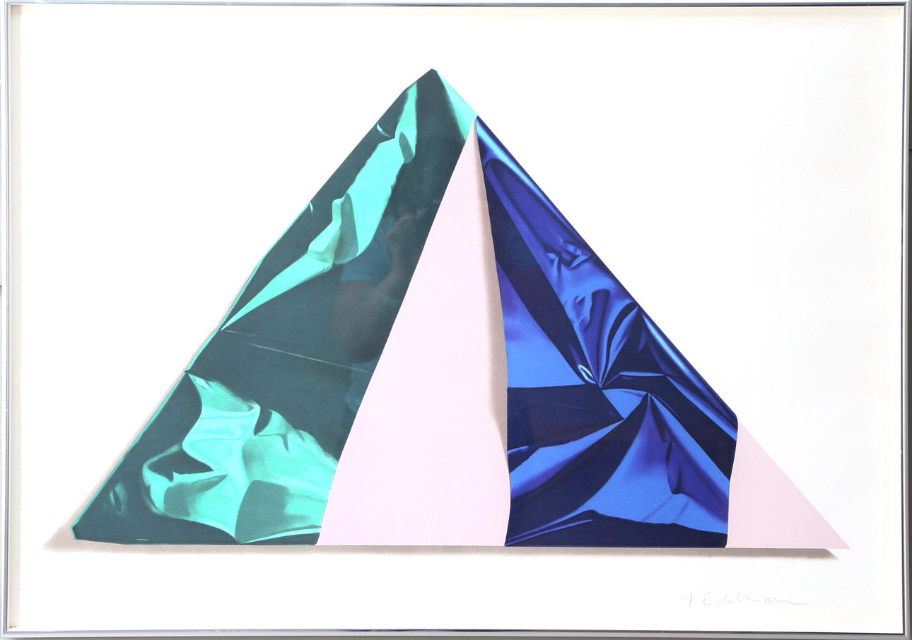 YRJÖ EDELMANN. Färglitografi, signerad och numrerad.