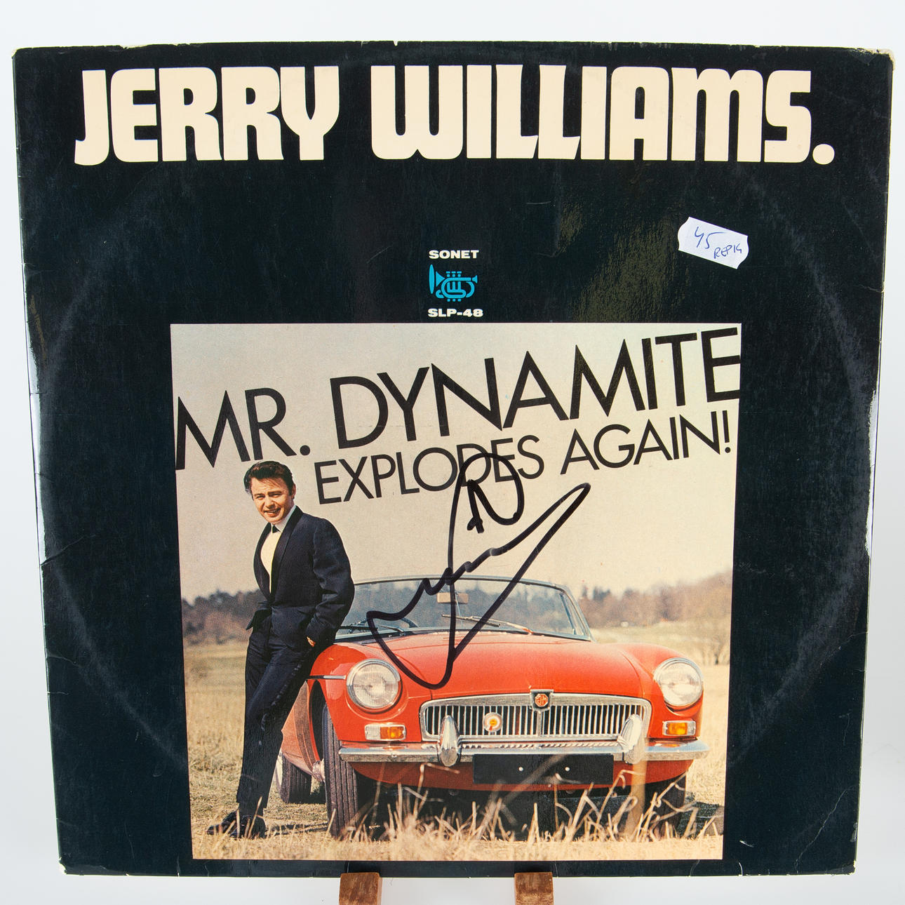 JERRY WILLIAMS. Vinyl record, "Mr. Dynamite Explodes Again!".