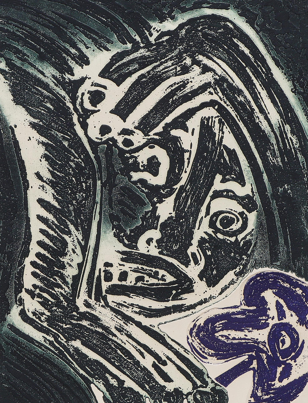 BENGT LINDSTRÖM. carborundum etching.