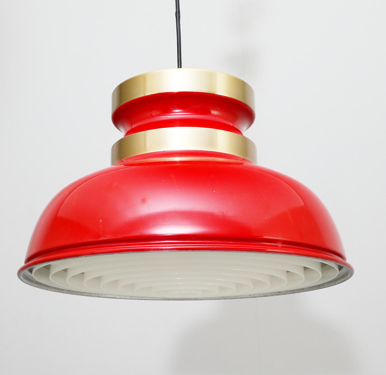 TAKLAMPA, plåt, 1960/70-tal.