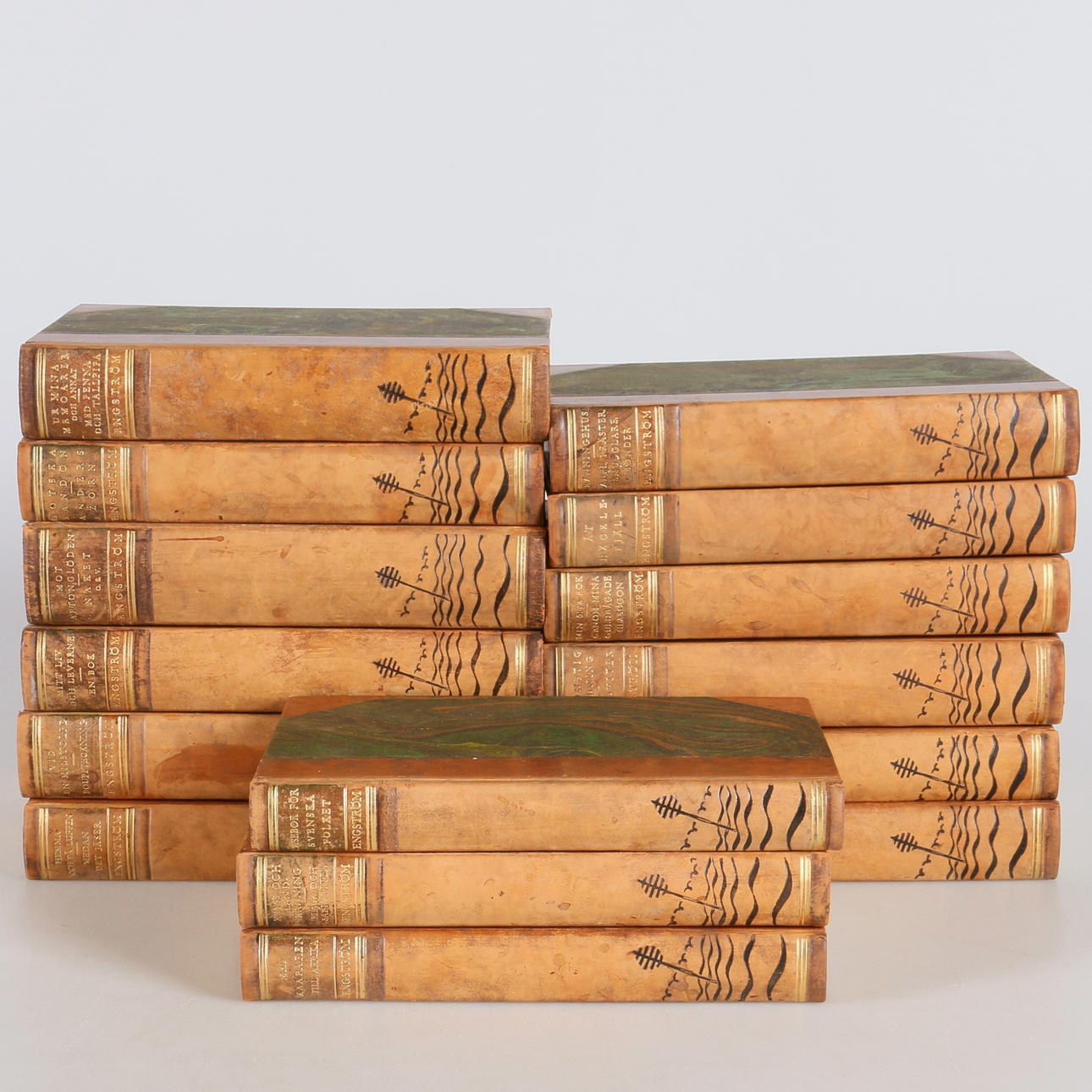 BÖCKER, 15 st. Albert Engströms samlade verk.