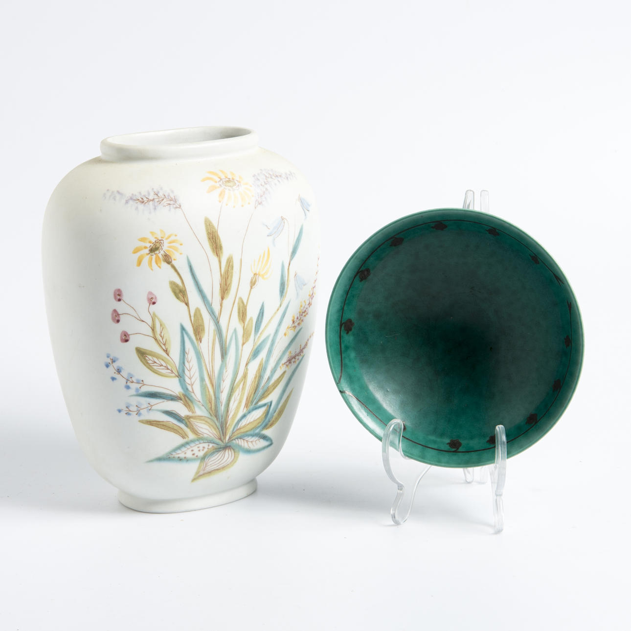 VAS SAMT SKÅL, Rörstrand samt Gustavsberg.