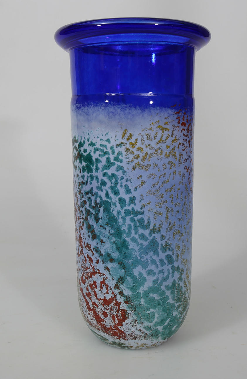 KJELL ENGMAN. Vas, glas, "Heliopora", signerad, nummer 49735, Kosta Boda.